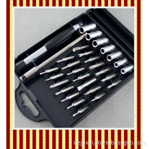 China factory supply high-end quality and low price ABS packing chrome vanadium screwdriver set